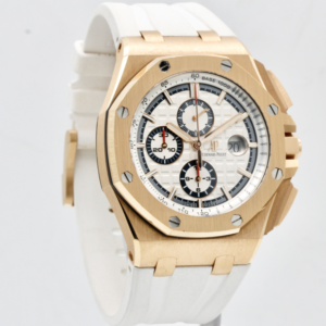Audemars Piguet Royal Oak Offshore Summer Edition White Rose Gold Unpolished