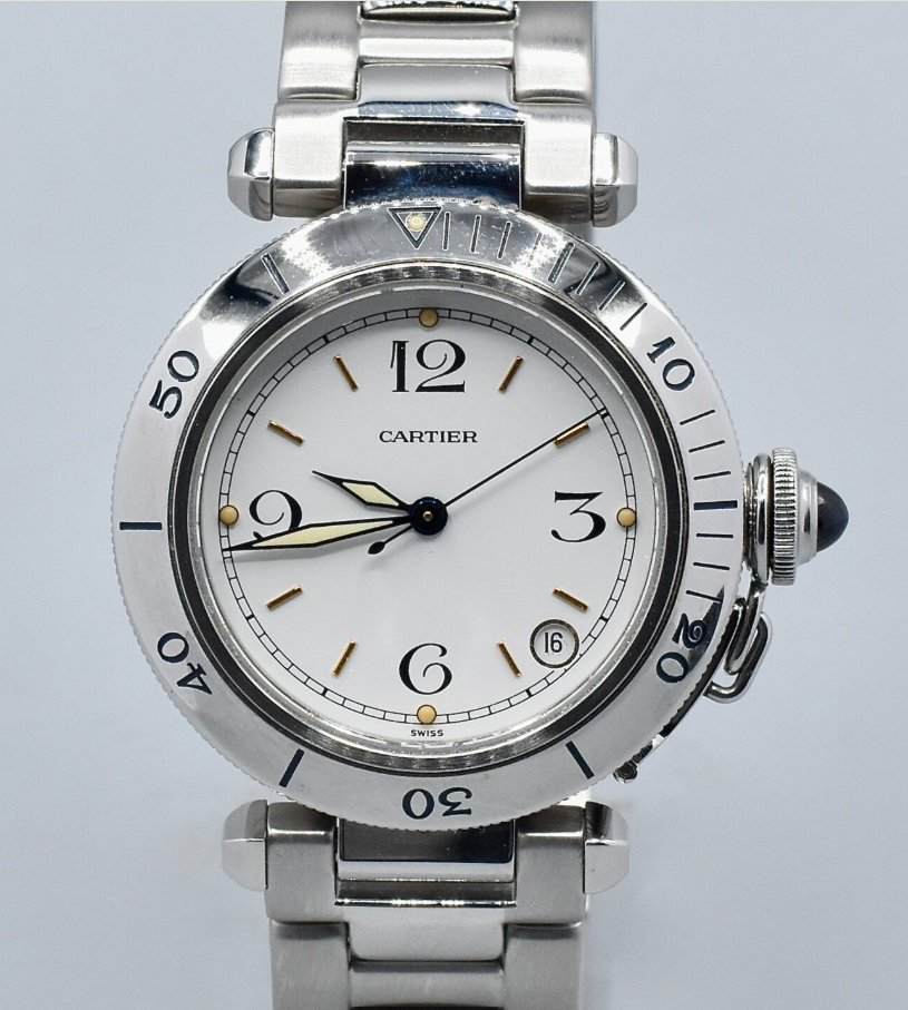 CARTIER PASHA REF. R4010 STAINLESS STEEL