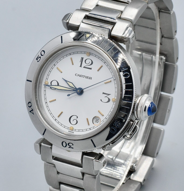 CARTIER PASHA REF. R4010 STAINLESS STEEL