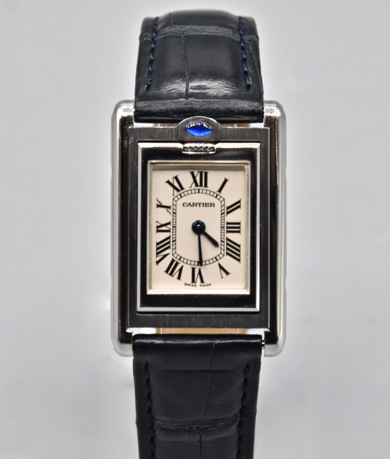 CARTIER TANK BASCULANTE REF. 2386 BOX AND PAPERS