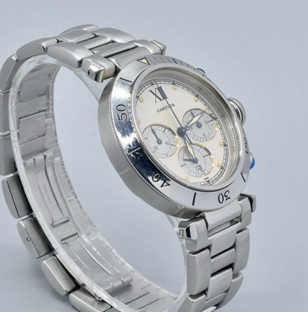 CARTIER PASHA CHRONOGRAPH REF. 4030 STAINLESS STEEL
