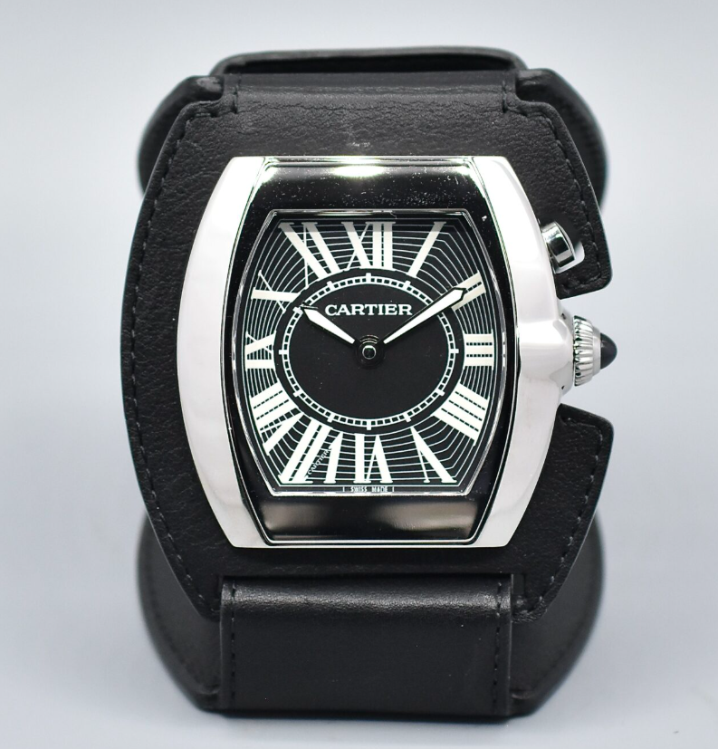 CARTIER ROADSTER ALARM CLOCK WITH BOX AND PAPERS