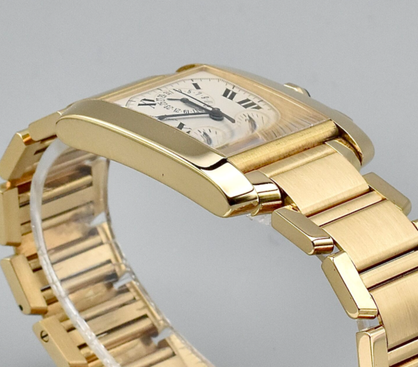 CARTIER TANK FRANCAISE CHRONOFLEX REF.1830 WITH PAPERS