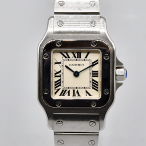 CARTIER SANTOS GALBÉE REF.1565 STAINLESS STEEL WITH PAPERS