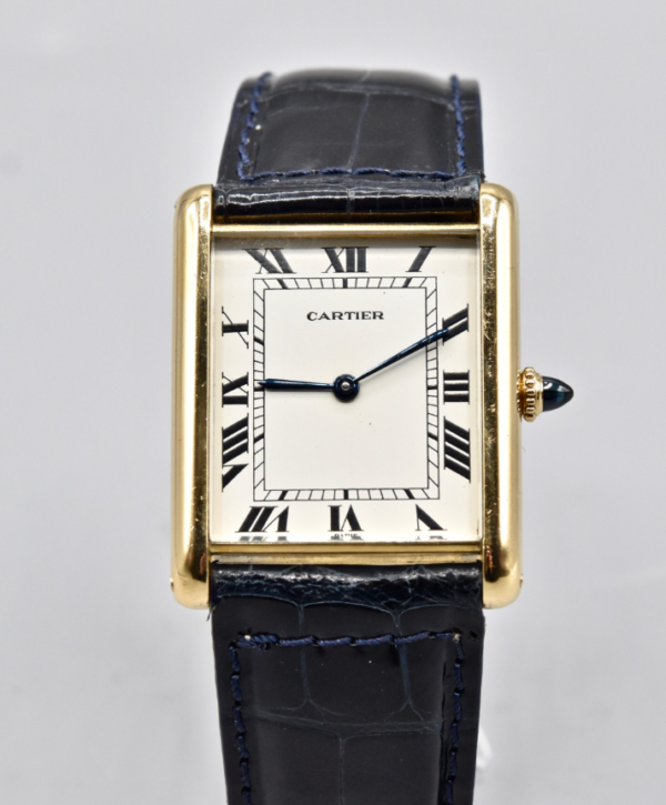 CARTIER TANK JUMBO AUTOMATIQUE REF. 1700 YELLOW GOLD