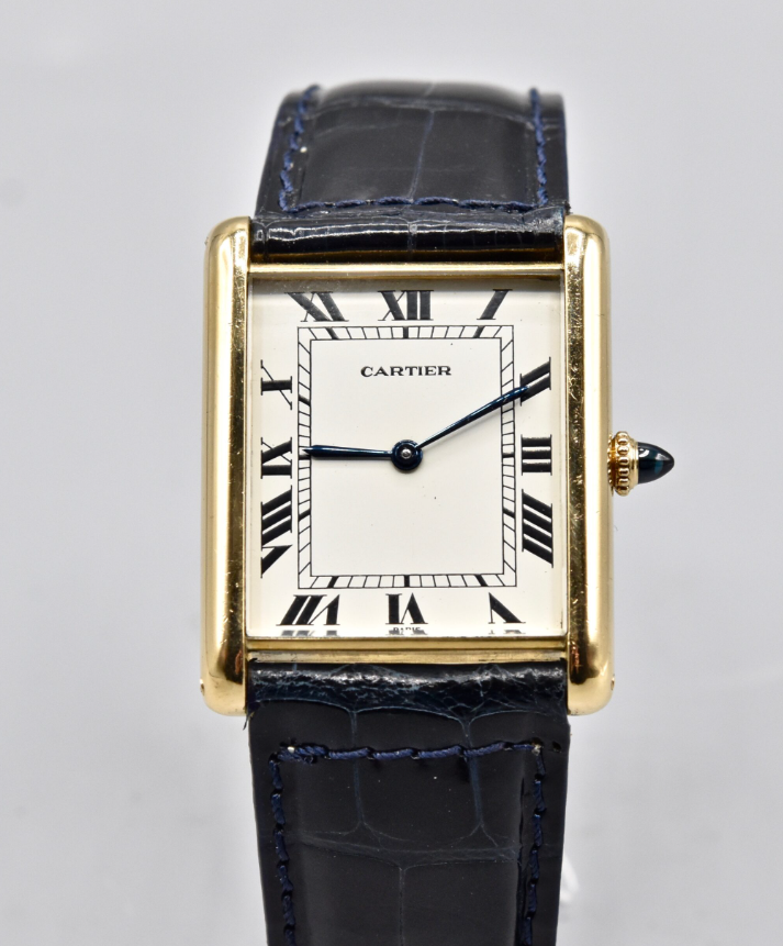 CARTIER TANK JUMBO AUTOMATIQUE REF. 1700 YELLOW GOLD