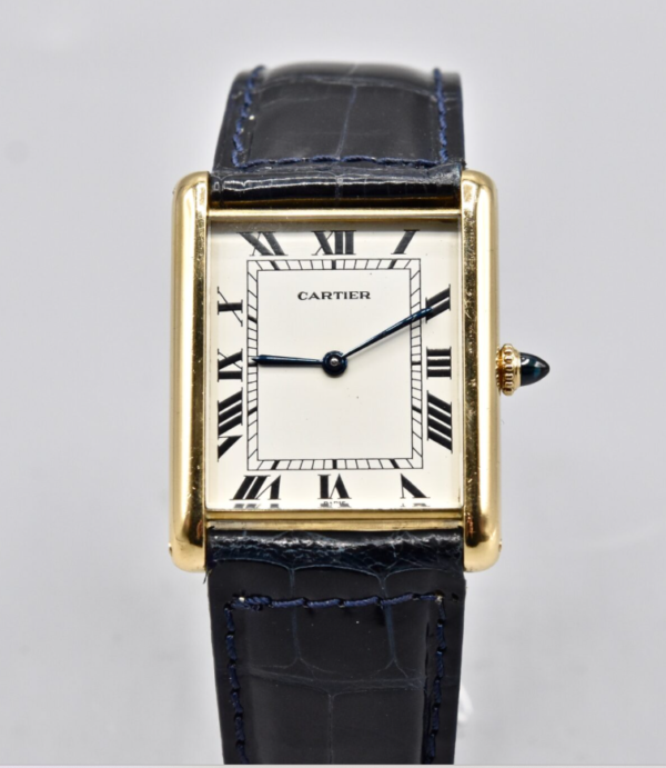 CARTIER TANK JUMBO AUTOMATIQUE REF. 1700 YELLOW GOLD