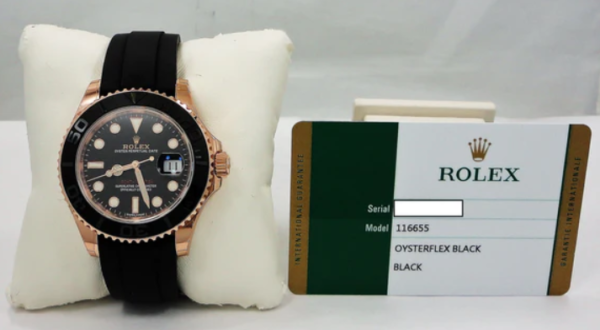 Rolex Yacht-Master 40mm 18k Rose Gold 116655 UNWORN