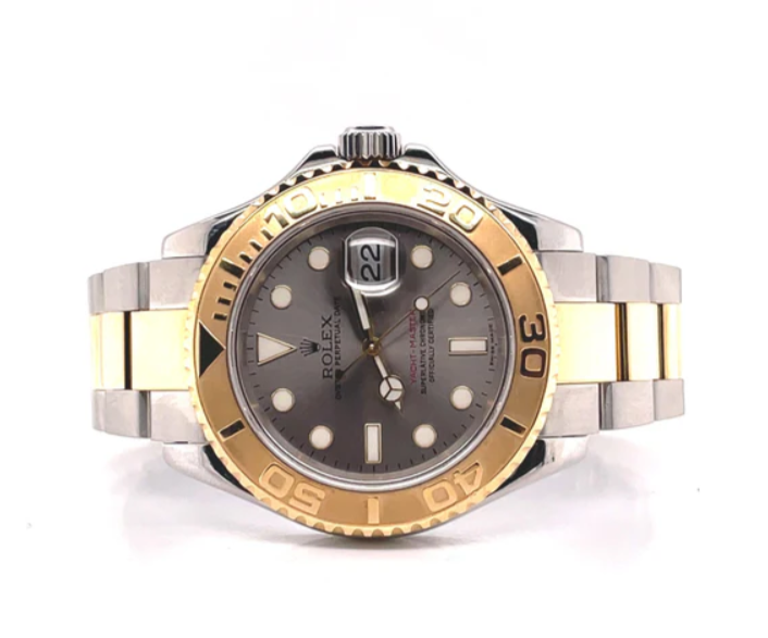 Rolex Yacht-Master 40mm 16623 Silver Dial 18K Yellow Gold / Stainless Steel BOX/PAPERS