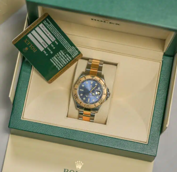 Rolex Yacht-Master Blue 16623 Stainless Steel and Yellow Gold Watch 40mm